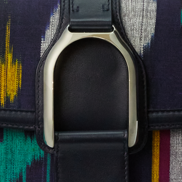 Umh&auml;ngetasche Welington mit Ikat-Druck Ralph Lauren Collection in Navy multi 6