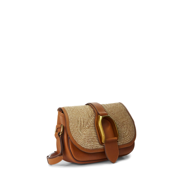 Schultertasche Welington aus Stroh Ralph Lauren Collection in Natur 3