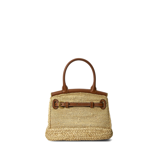 Raffia/RL Gold RL50 Raffia Mini Bag Ralph Lauren Collection 4