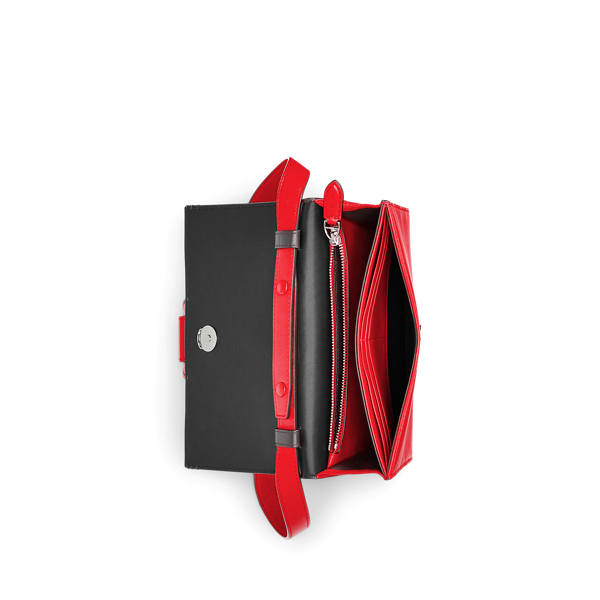 Carteira de tiracolo Welington Ralph Lauren Collection em Vermelho papoila 5