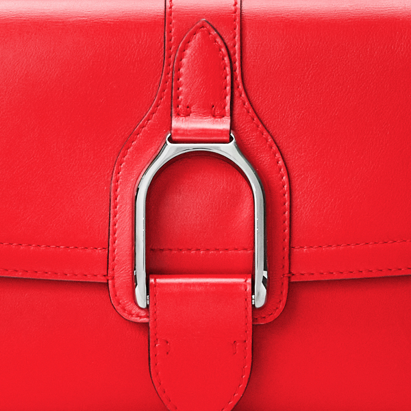 Carteira de tiracolo Welington Ralph Lauren Collection em Vermelho papoila 6