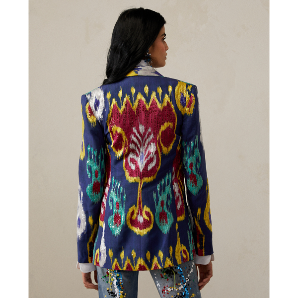 Myles Embellished Ikat-Print Jacket for Women | Ralph Lauren® CH