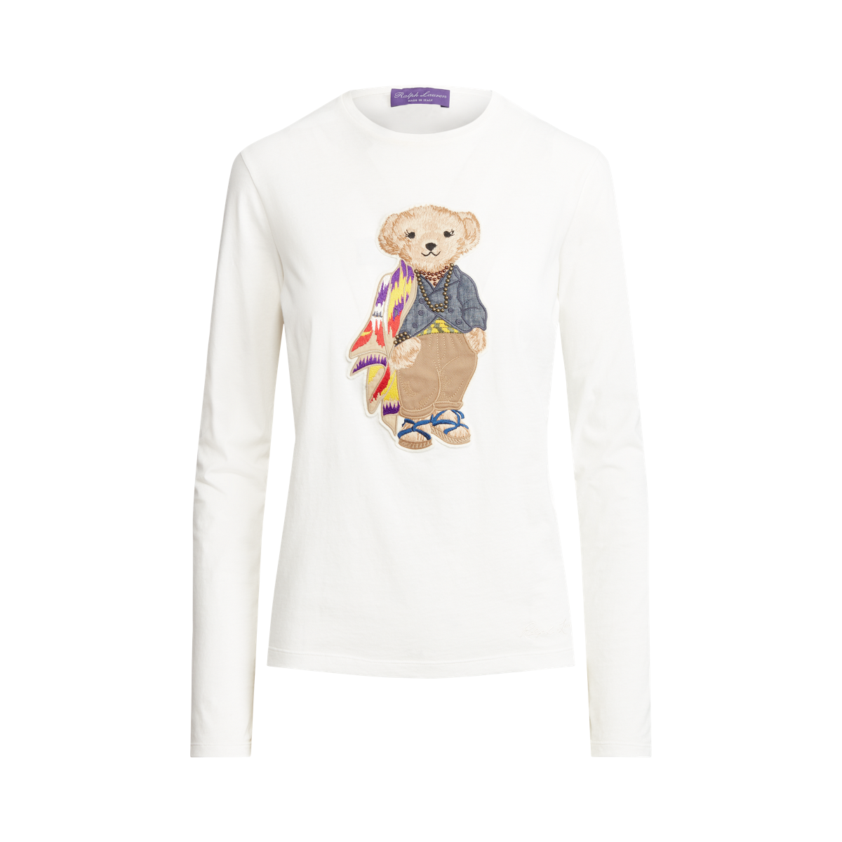 Island Polo Bear Long Sleeve Tee