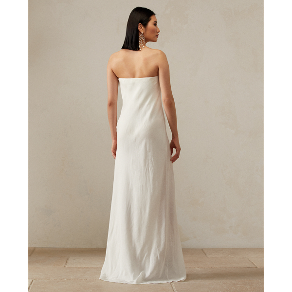 Robe du soir Brigitta en voile de lin