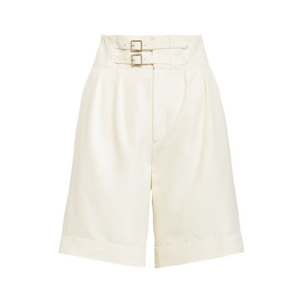 Off White Francine Silk Short Ralph Lauren Collection 2