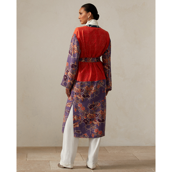 Seidenmantel Karly mit Blumenmuster Ralph Lauren Collection in Lavendel multi 5