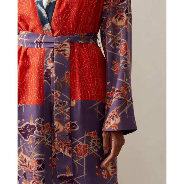 Seidenmantel Karly mit Blumenmuster Ralph Lauren Collection in Lavendel multi 6