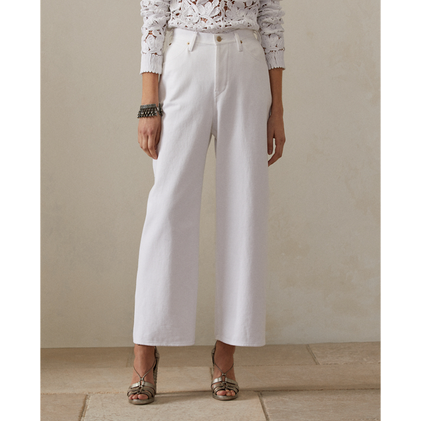 Jean large Dyllon Ralph Lauren Collection en Blanc cass&eacute; 4