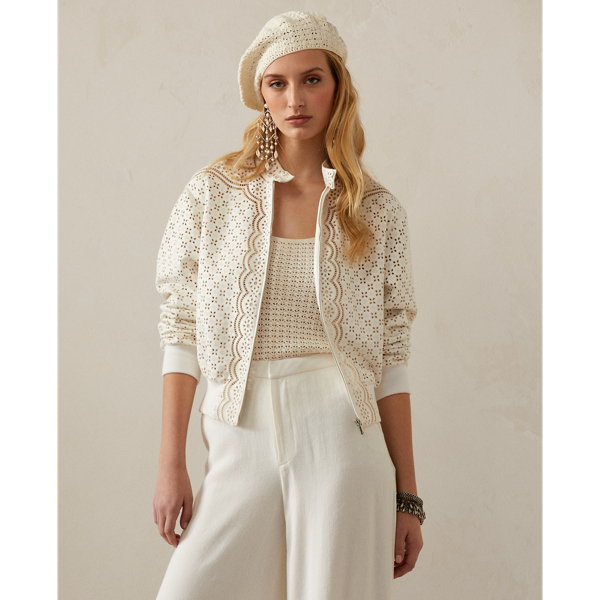 Juliet Nappa Leather Bomber Jacket for Women Ralph Lauren® UK