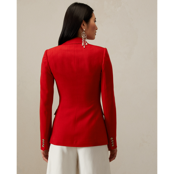 Kaschmirblazer Camden Ralph Lauren Collection in Mohnrot 4