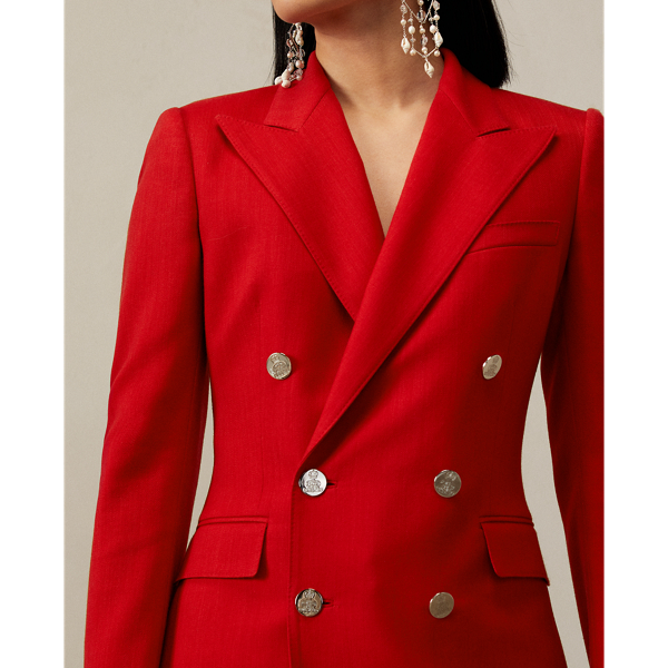 Kaschmirblazer Camden Ralph Lauren Collection in Mohnrot 5