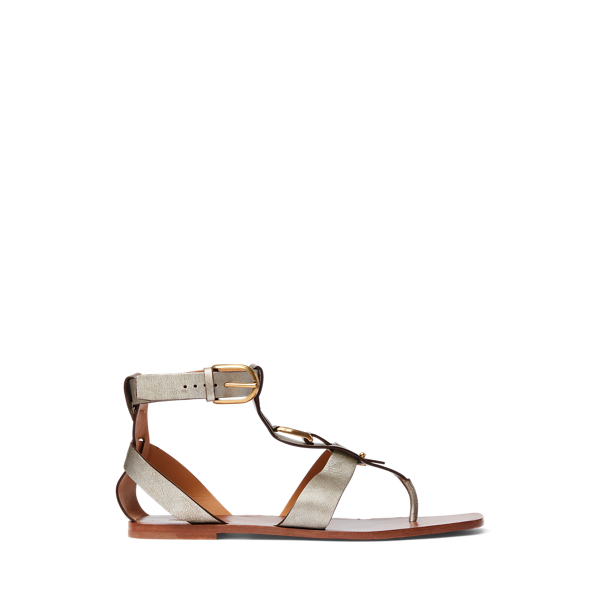 Kalbsledersandale Petricia Welington Ralph Lauren Collection in 1