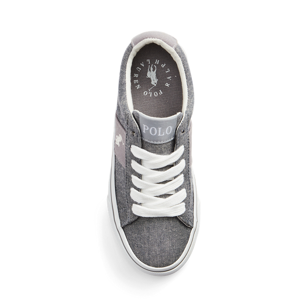 Chambray Blue Sayer Cotton Canvas Sneaker Junior 4