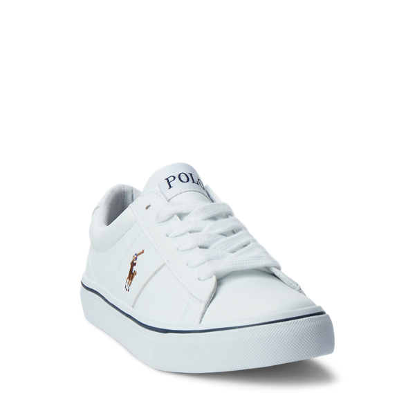 White Multi Sayer Faux-Leather Sneaker Junior 2