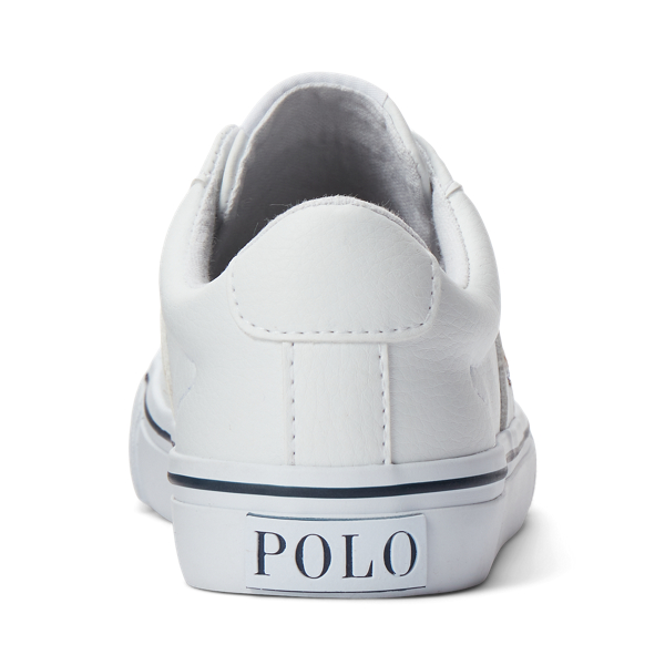 White Multi Sayer Faux-Leather Sneaker Junior 3
