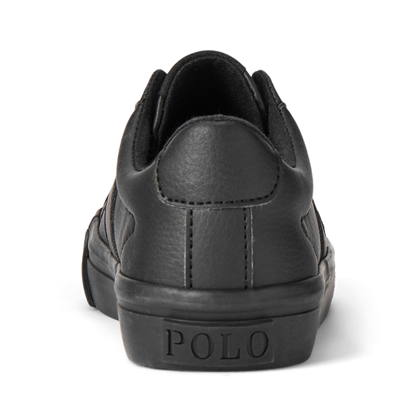 Triple Black Sayer Faux-Leather Sneaker Junior 3