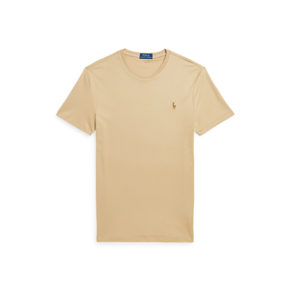 Vintage Khaki Custom Slim Fit Soft Cotton T-Shirt Polo Ralph Lauren 2