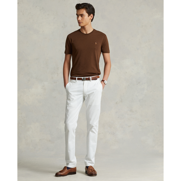 Branch Brown Custom Slim Fit Soft Cotton T-Shirt Polo Ralph Lauren 4