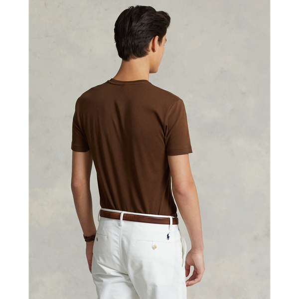 Branch Brown Custom Slim Fit Soft Cotton T-Shirt Polo Ralph Lauren 5