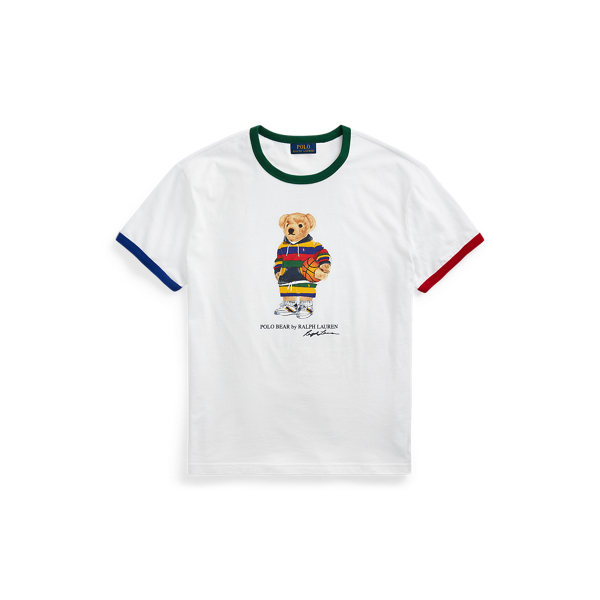 Custom Slim Fit Polo Bear Jersey T Shirt for Men Ralph Lauren UK