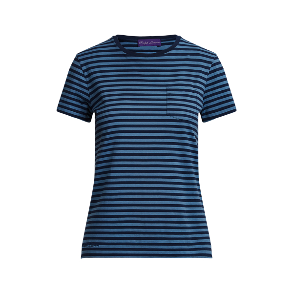 Striped Crewneck Pocket T-shirt