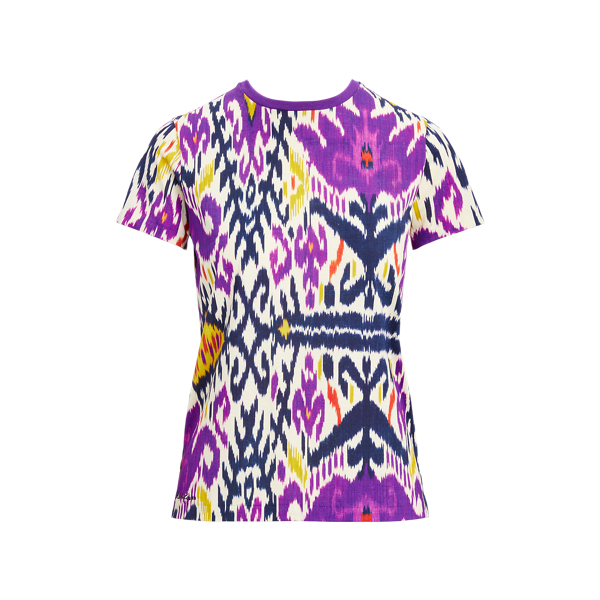 Print Cotton Crewneck T-Shirt Ralph Lauren Collection 1