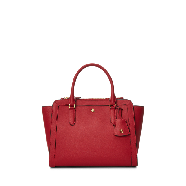 Crosshatch Leather Medium Brooke Satchel