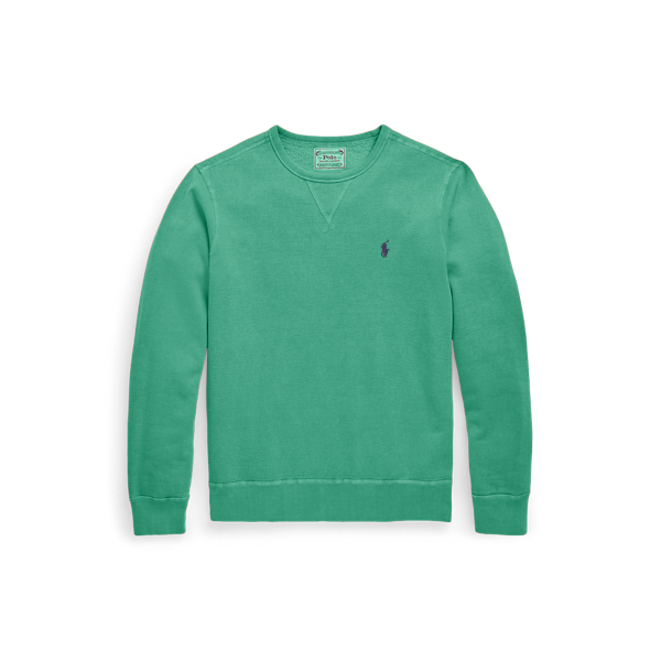 Stuart Green Garment-Dyed Fleece Sweatshirt Polo Ralph Lauren 2