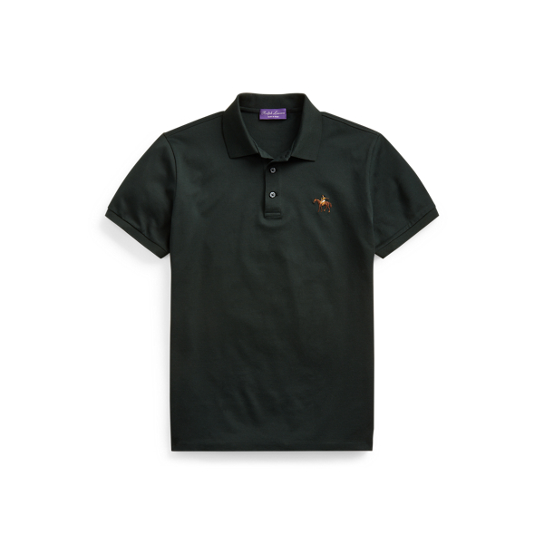 Custom Slim Fit Piqu&eacute; Polo Shirt Purple Label 1