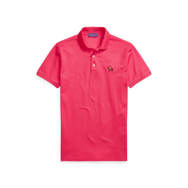 Polo coupe ajust&eacute;e en piqu&eacute; Purple Label en 1