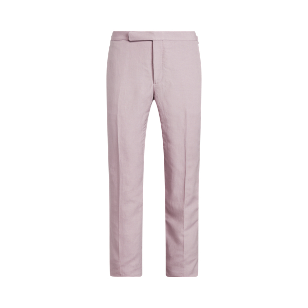 Pantalon Gregory fait main soie et lin Purple Label en 1