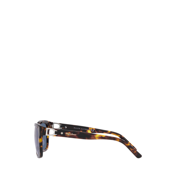 Shiny Antique Havana Stirrup Classic Sunglasses Ralph Lauren 3