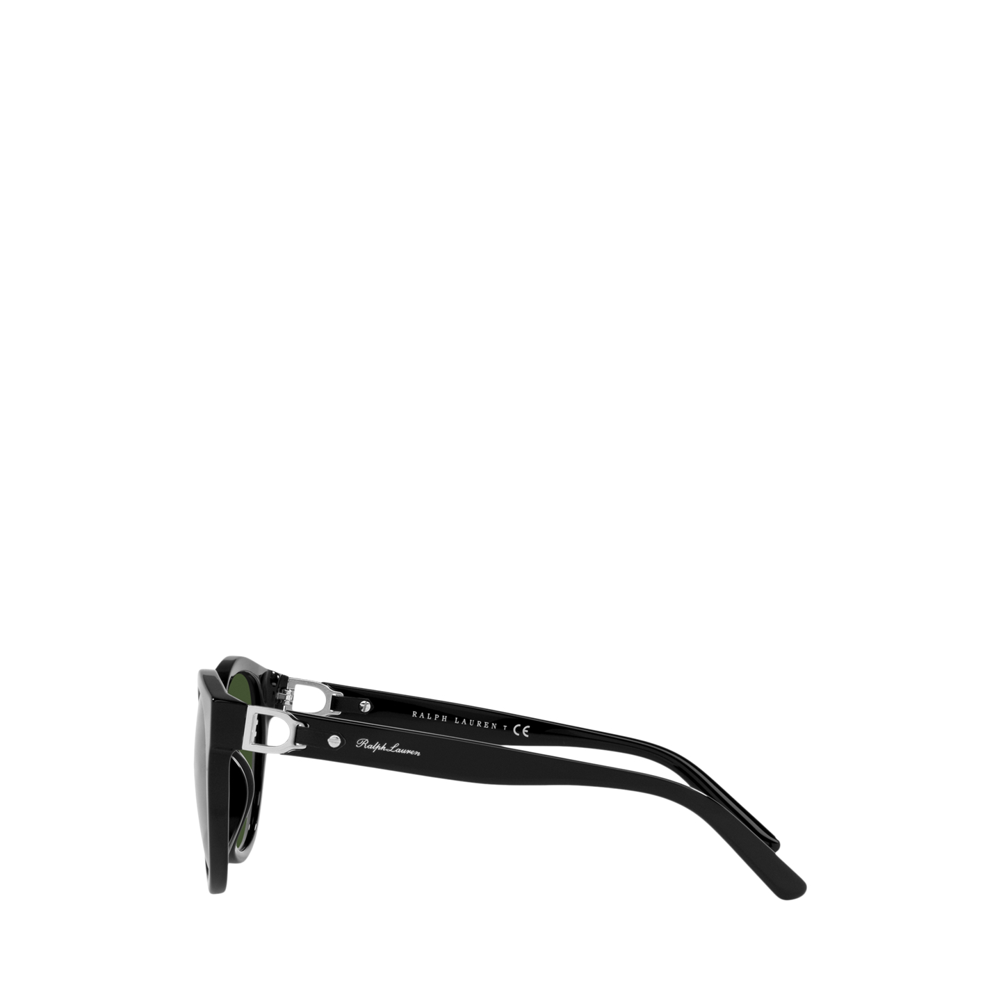 Мужские солнцезащитные очки Ralph Lauren Stirrup Bedford Sunglasses, цвет: Блестящий чёрный — фото 2