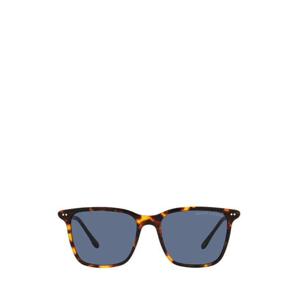 Shiny Antique Havana Heritage Square Sunglasses Ralph Lauren 2