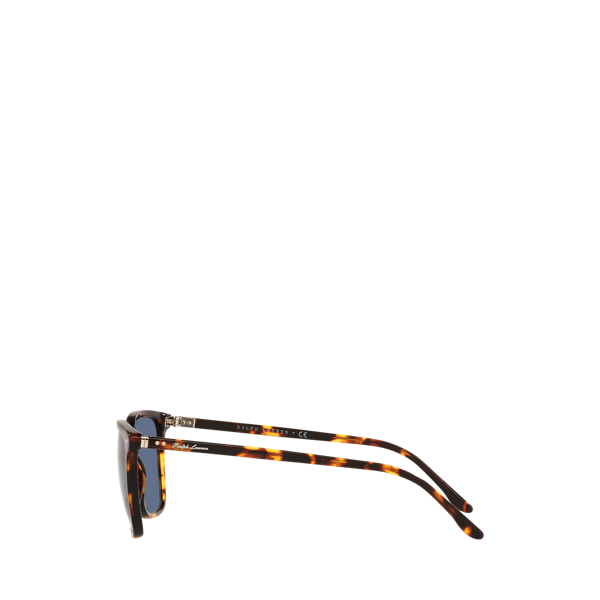 Shiny Antique Havana Heritage Square Sunglasses Ralph Lauren 3