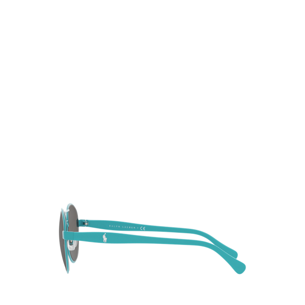 Shiny Cove Blue Color Shop Pilot Sunglasses Polo Ralph Lauren 3