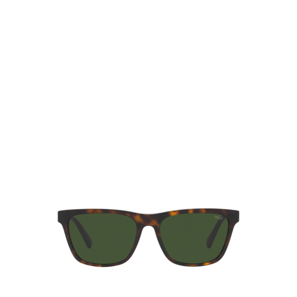 Shiny Dark Havana Wimbledon Tortoiseshell Sunglasses Polo Ralph Lauren 2