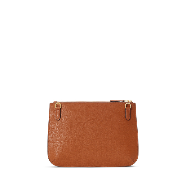 Lauren Tan Pebbled Leather Medium Jamey Crossbody Lauren 6