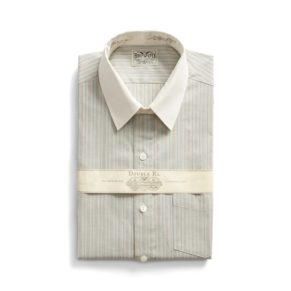Camisa jaspeada Slim Fit con rayas