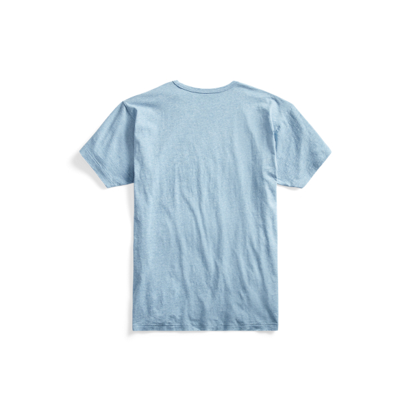 Heather Blue Logo Jersey T-Shirt RRL 2