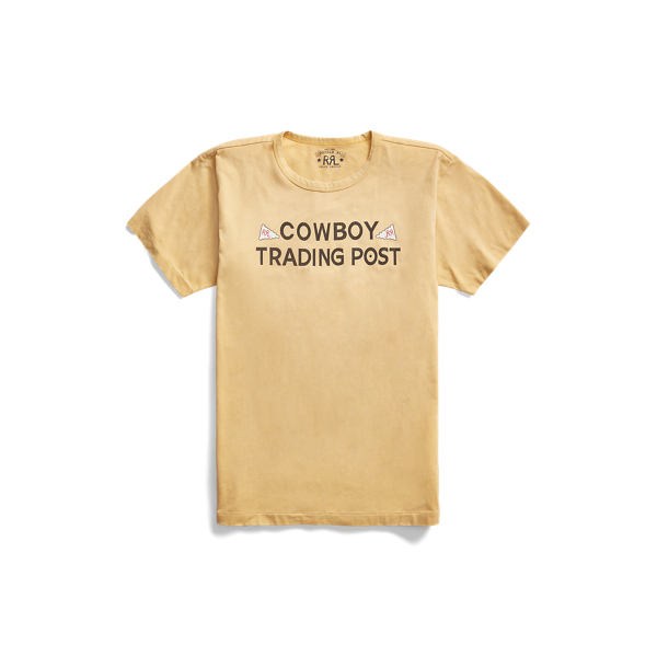 Camiseta estampada de punto RRL en 1