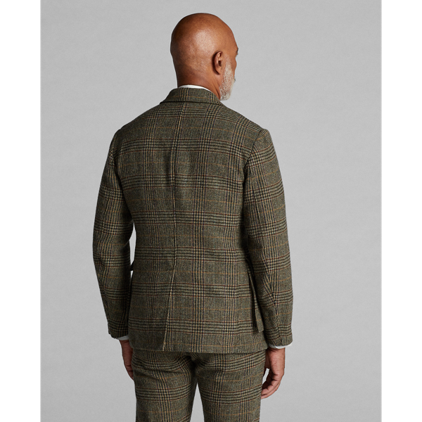 Vintage Brown Multi Glen Plaid Wool Twill Sport Coat RRL 4