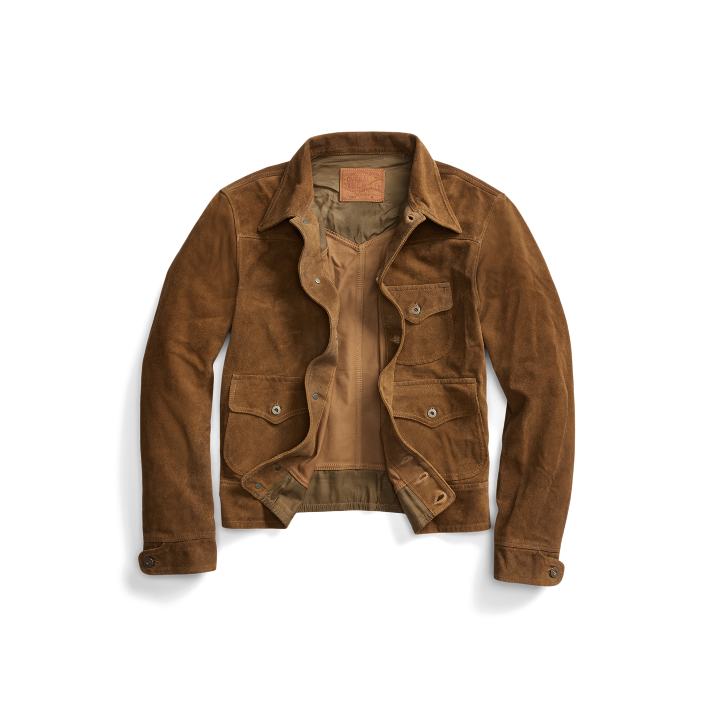 Мужская куртка Ralph Lauren Roughout Suede, цвет: Коричневый — фото 2