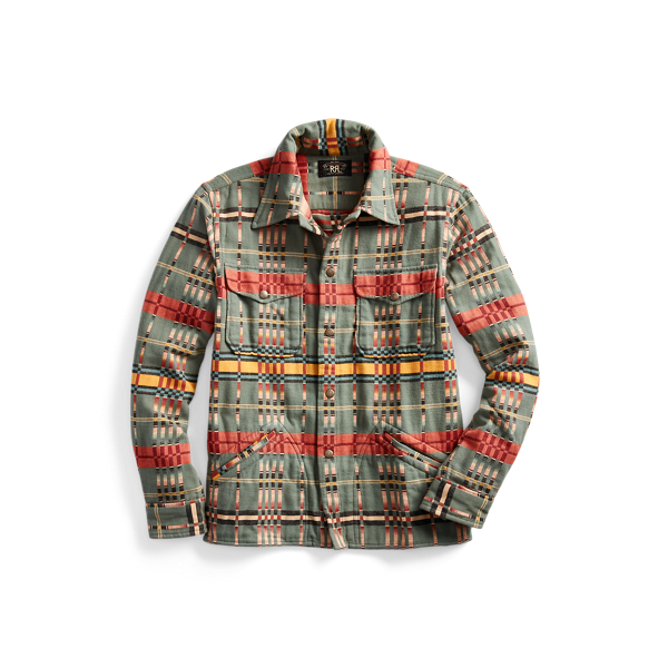 Plaid Jacquard Overshirt RRL 1
