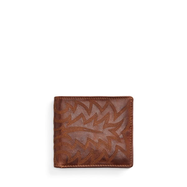 Leren Western billfold portemonnee