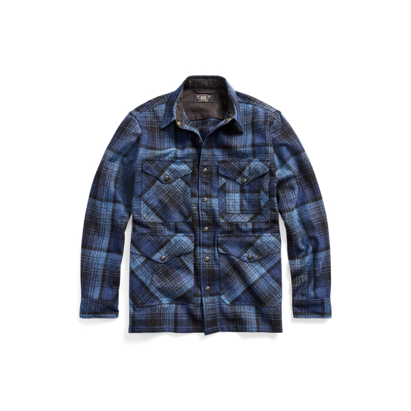 Sobrecamisa de lana y algod&oacute;n RRL en 1