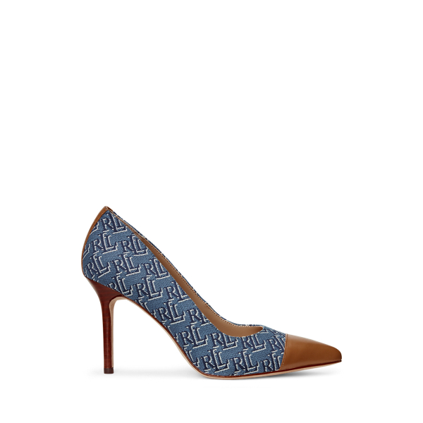 Lindella Monogram Jacquard Pump