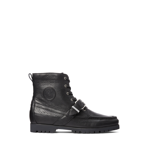 Men's polo leather boots best sale