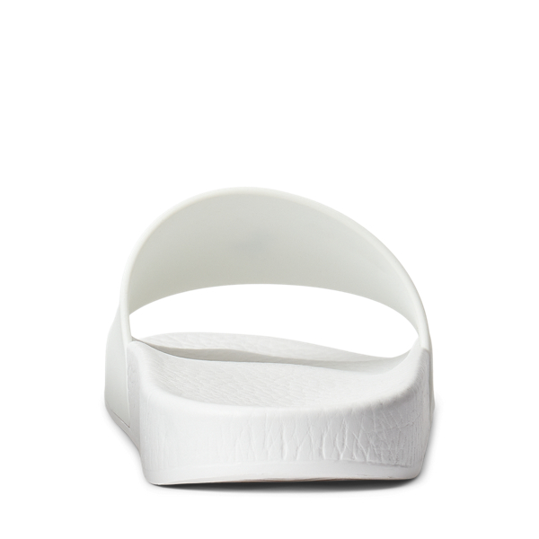 Badesandale mit charakteristischem Pony Polo Ralph Lauren in Wei&szlig;/Navy 3