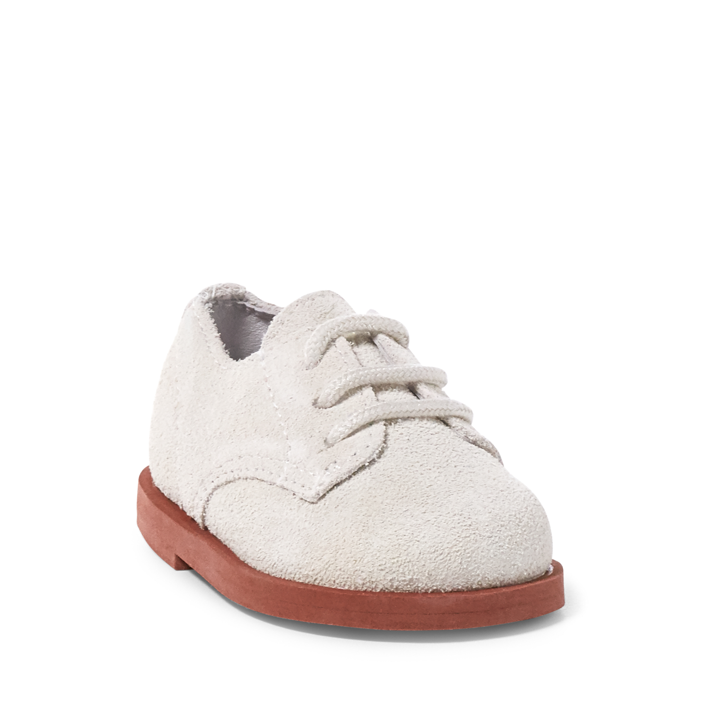 Детские туфли Ralph Lauren Suede Morgan Oxford, цвет: Белый — фото 1
